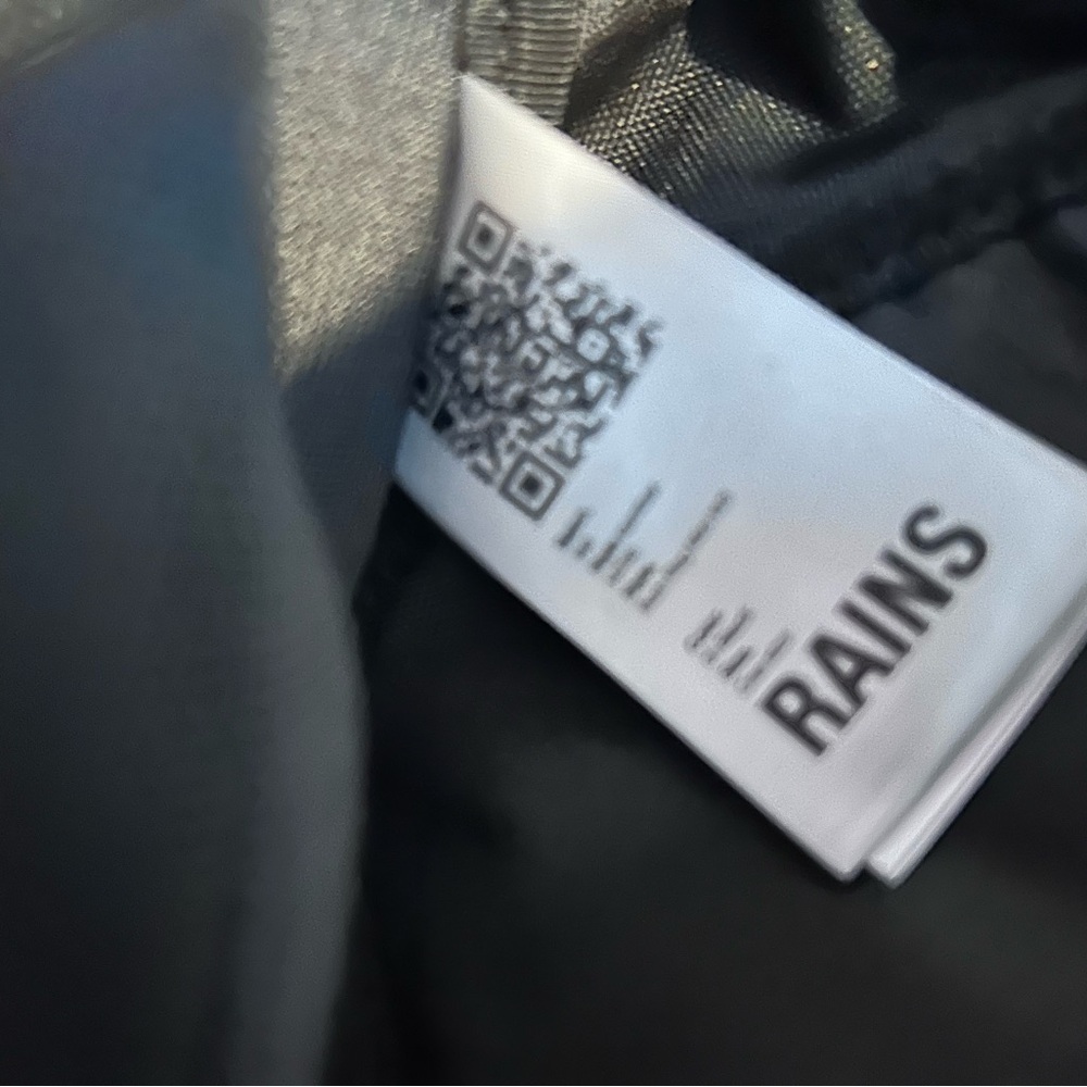 Rains Black Bum Bag - Picture 12 of 12